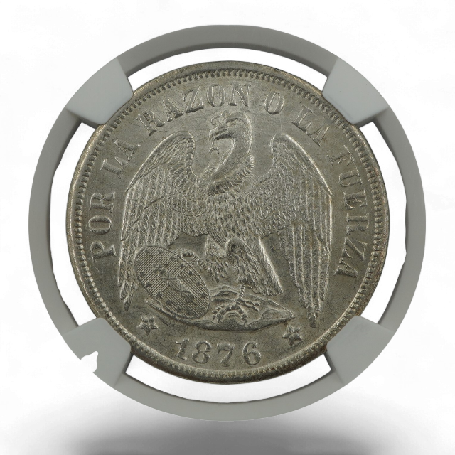 PESO AGUILA 1876 CHILE