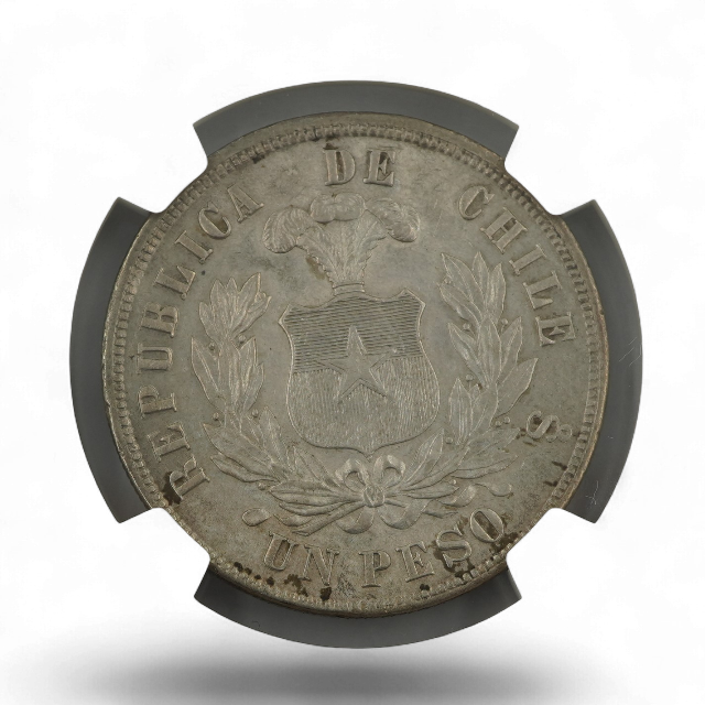 PESO AGUILA 1877 - Imagen 2