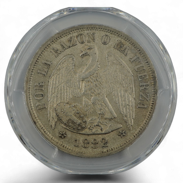 PESO AGUILA 1882 CHILE