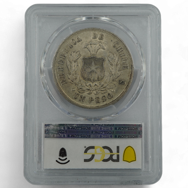 PESO AGUILA 1882 CHILE - Imagen 3