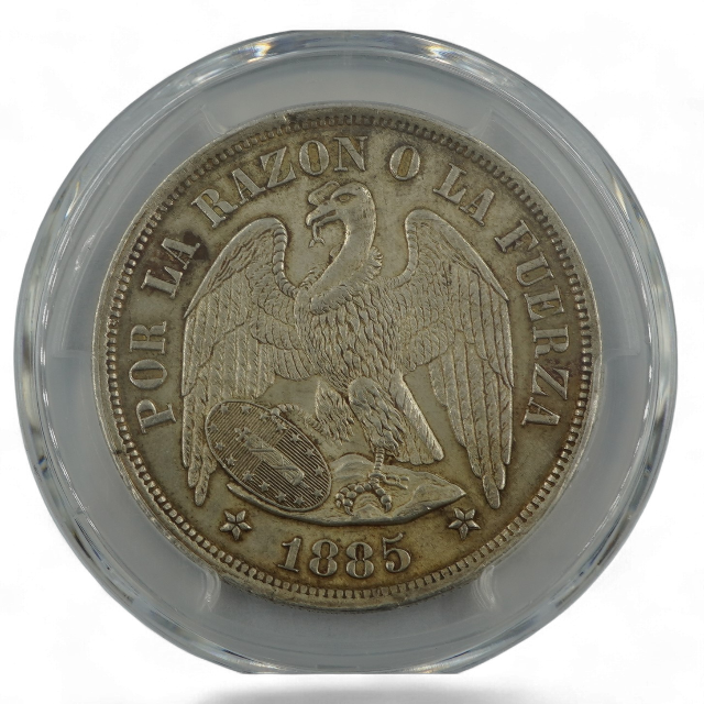 PESO AGUILA 1885 CHILE