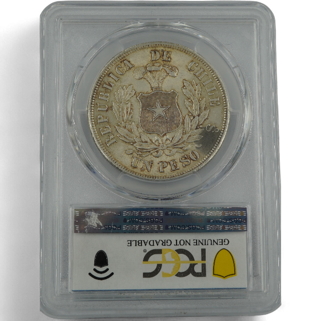PESO AGUILA 1885 CHILE - Imagen 3