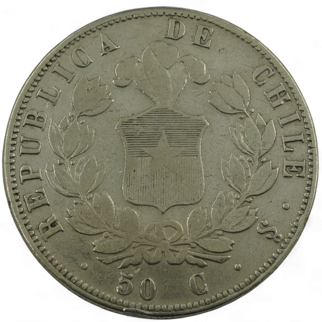 50 CENTAVOS 1862 - Imagen 2