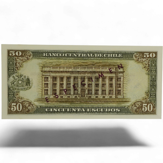 50 ESCUDOS ESPECIMEN - Imagen 2