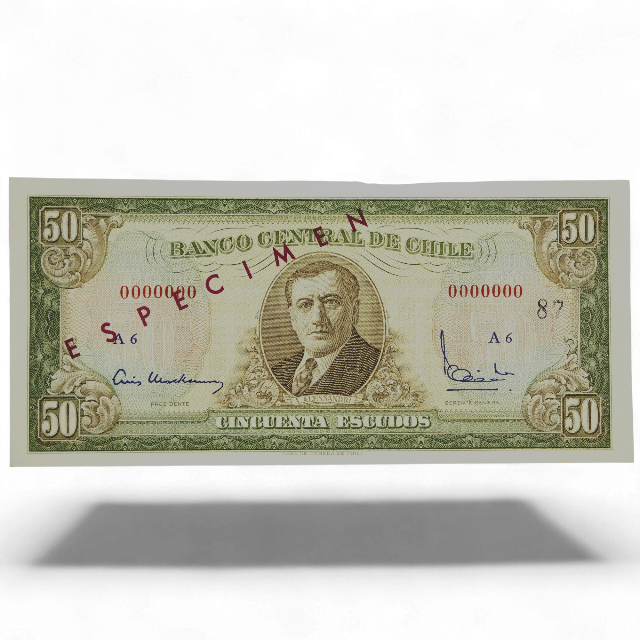 50 ESCUDOS ESPECIMEN