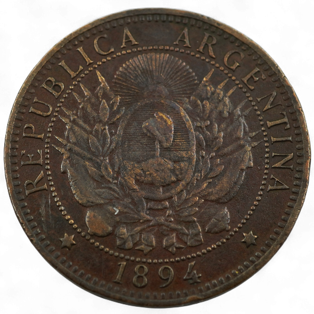 DOS CENTAVOS 1894, ARGENTINA - Imagen 2