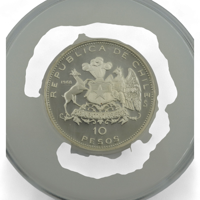 10 PESOS 1968 ESCUADRA LIBERTADORA - Imagen 3