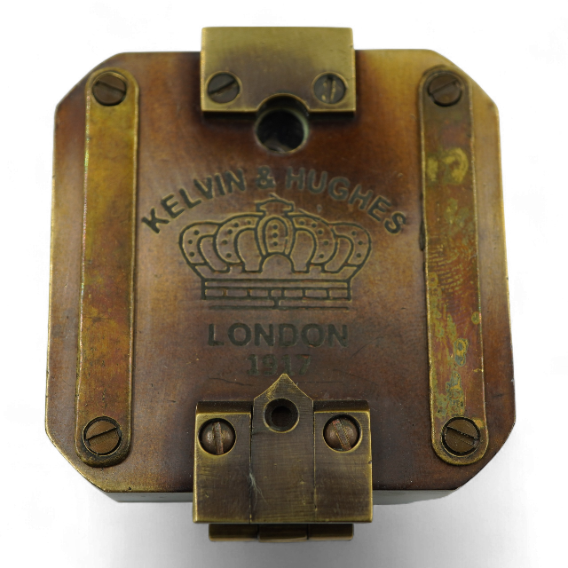 COMPAS NAUTICO VINTAGE KELVIN & HUGHES - Imagen 2
