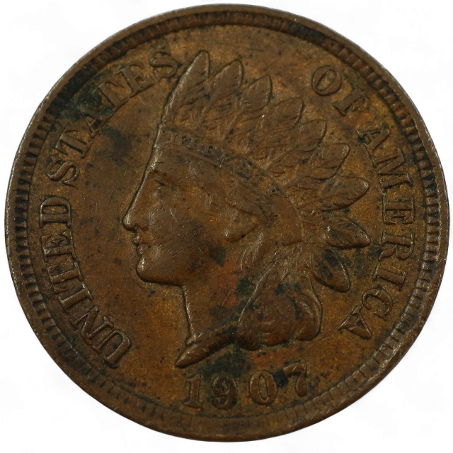 ONE CENT HEAD INDIAN 1907
