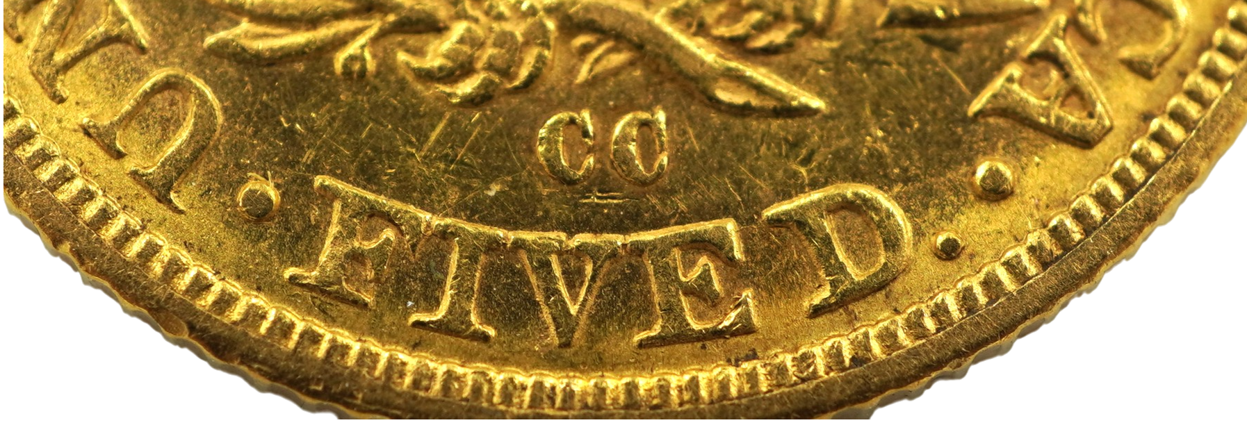 5 DOLARES ORO 1890 CARSON CITY - Imagen 3