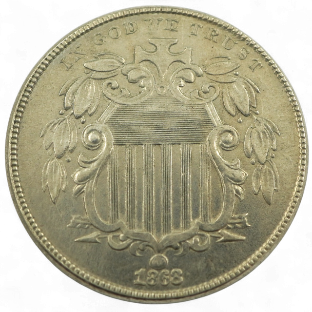 5 CENTAVOS 1868 ESTADOS UNIDOS