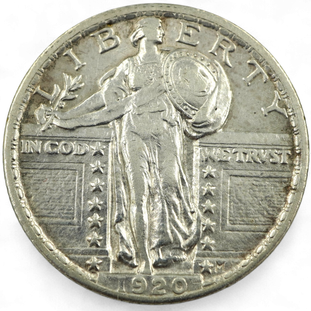 STANDIMG QUARTER 1920 FILADELFIA, ESTADOS UNIDOS