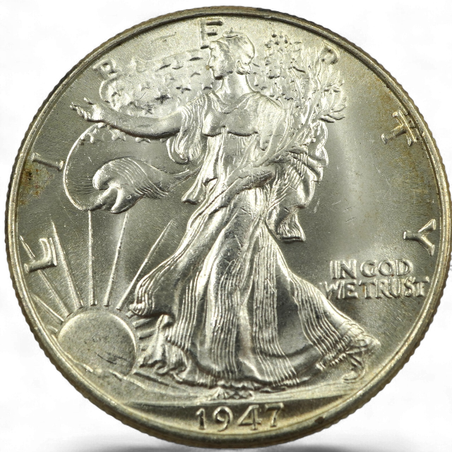 WALKING HALF DOLAR 1947 ESTADOS UNIDOS
