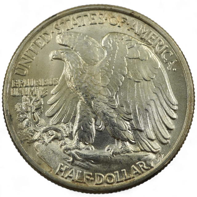 WALKING HALF DOLAR 1947 ESTADOS UNIDOS - Imagen 2