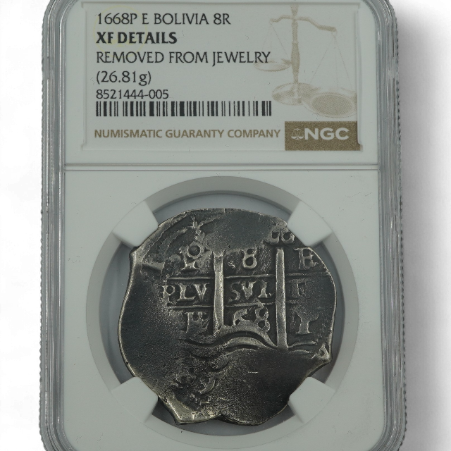 8 REALES 1668 BOLIVIA - Imagen 2