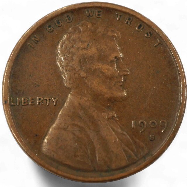 ONE CENT 1909 SAN FRANCISCO VDB