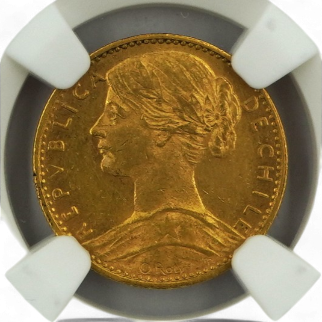 5 PESOS 1898 CHILE