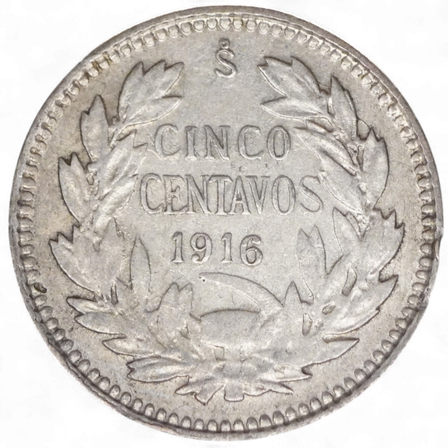 5 centavos 1916 chile
