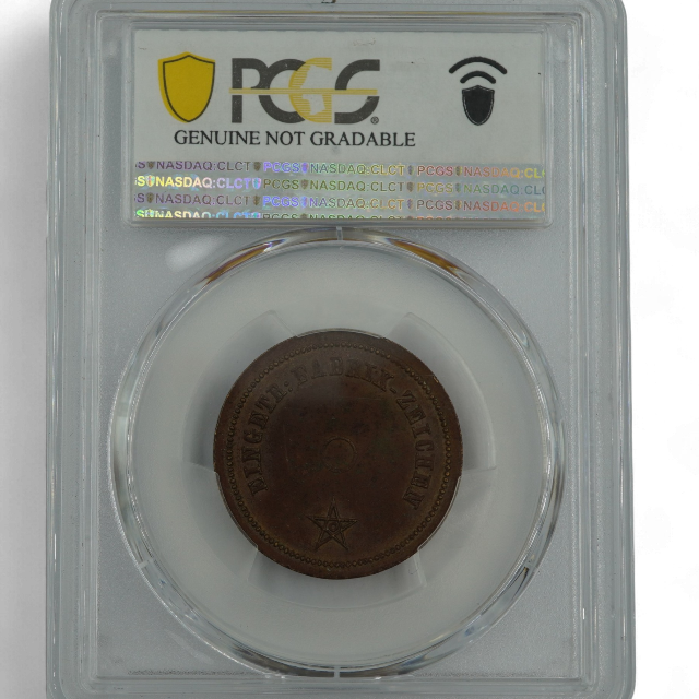 BOTON NUMISMATICO 1878 CHILE - Imagen 3