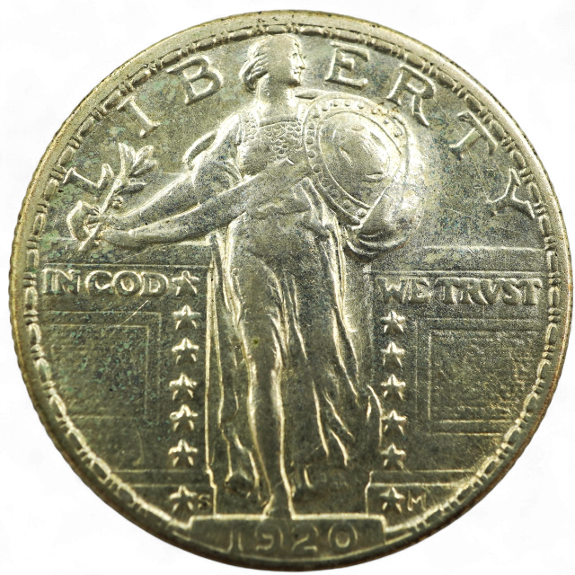 QUARTER STANDING 1920 SAN FRANCISCO