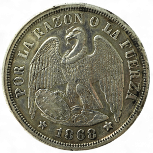 PESO AGUILA 1868
