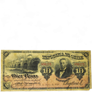 10 PESOS 16 de Marzo de 1918